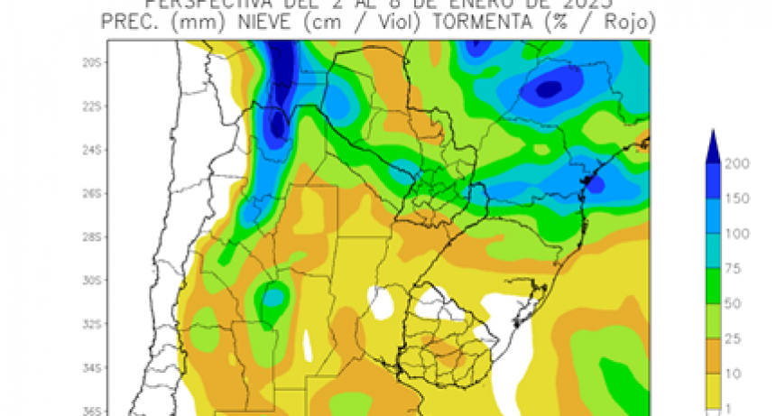 Lluvias escasas en el centro del &aacute;rea agr&iacute;cola