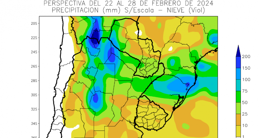 Lluvias para frenar el calor y luego fresco con posibilidad de heladas en el sur agr&iacute;cola