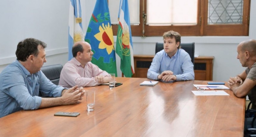 El intendente Wesner recibi&oacute; al presidente de la Sociedad Rural de Olavarr&iacute;a Eduardo Alem