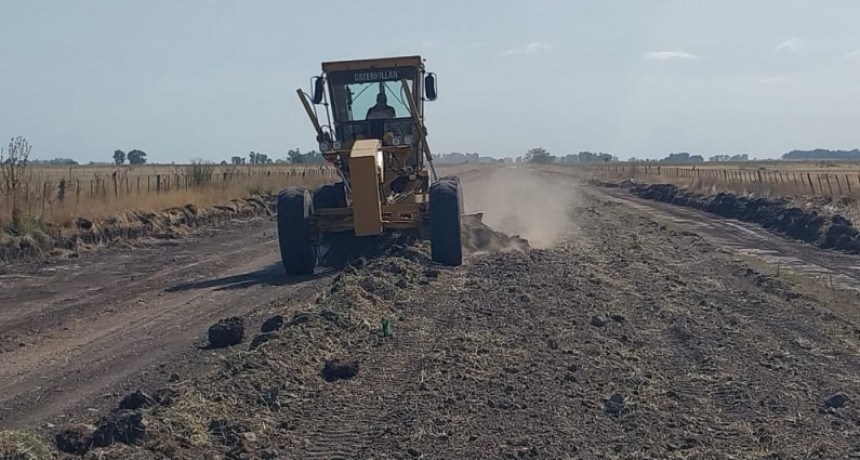 Informe semanal de las tareas desplegadas en la Red Vial Rural de Olavarr&iacute;a