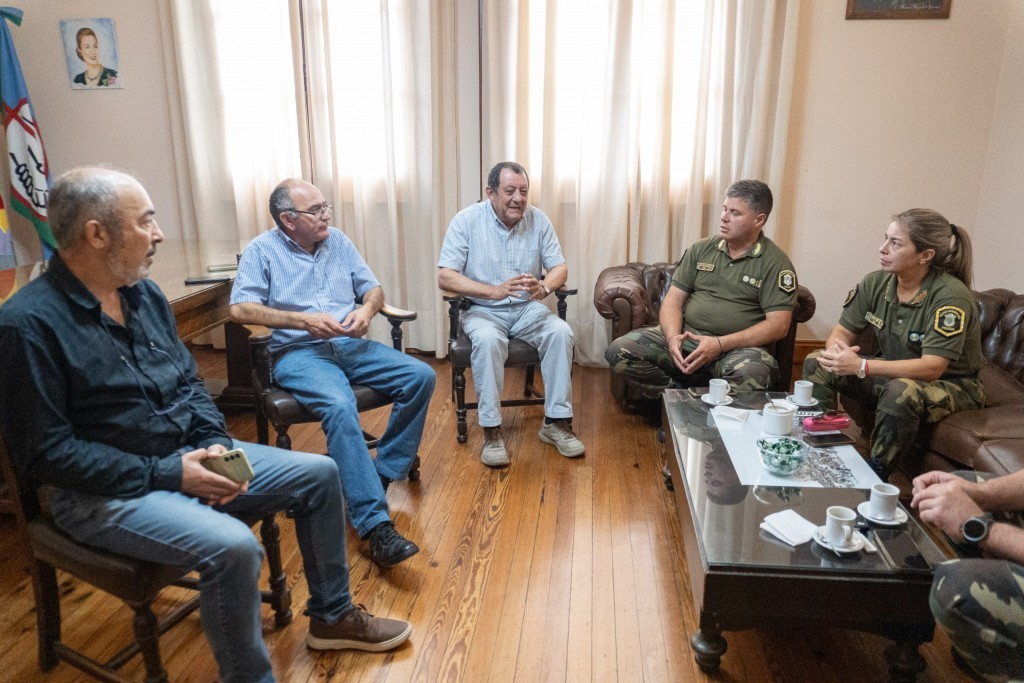 Benito Juárez: Marini se reunió con la policía rural por hechos de inseguridad