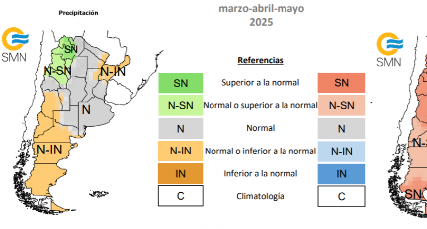 Se esperan lluvias normales y altas temperaturas hasta mayo: los eventos de corto plazo ser&aacute;n intensos