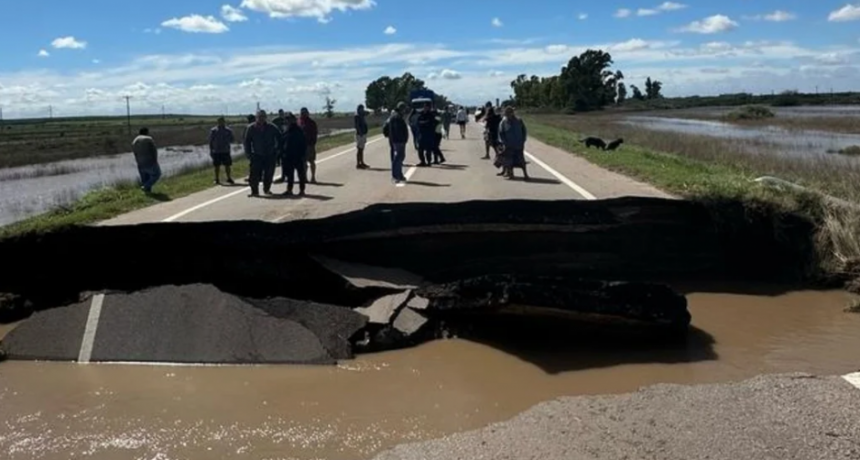 Colaps&oacute; la ruta 3 sur, en el kil&oacute;metro 711