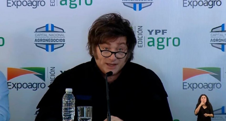 Milei desde Expoagro 2025: "Queremos eliminar el cepo y las retenciones para siempre, pero de la forma correcta"