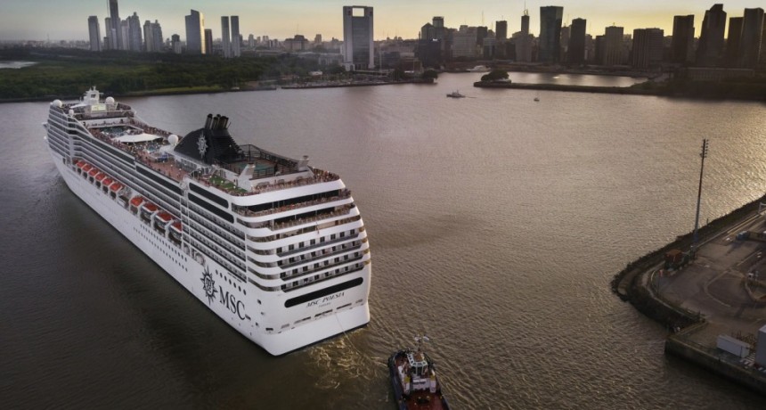 R&eacute;cord de pasajeros en Cruceros: casi 580 mil turistas viajaron por Argentina