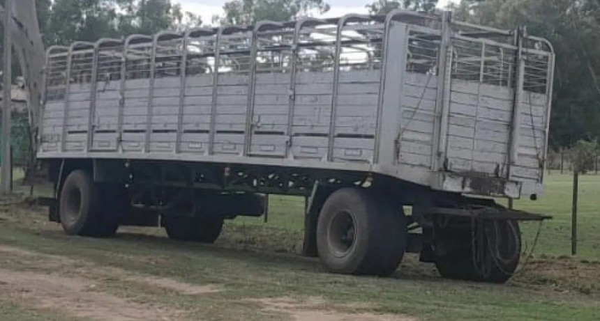 Incautaron en Ibarra un acoplado con pedido de secuestro activo