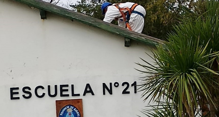 Comenzaron las obras en la escuela de Pourtal&eacute;
