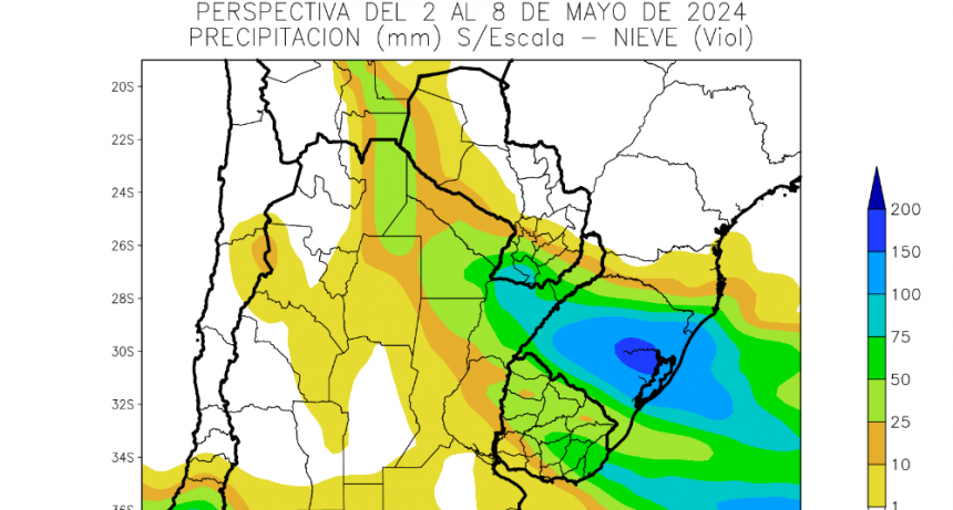 Lluvias solo en el norte y marcada oscilaci&oacute;n t&eacute;rmica en el resto del &aacute;rea agr&iacute;cola