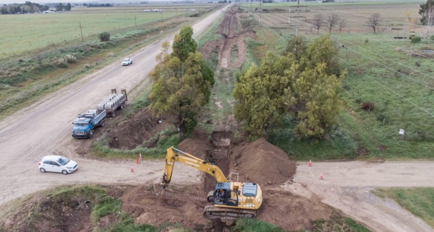 Olavarr&iacute;a: importante obra hidr&aacute;ulica en Frontera Sur