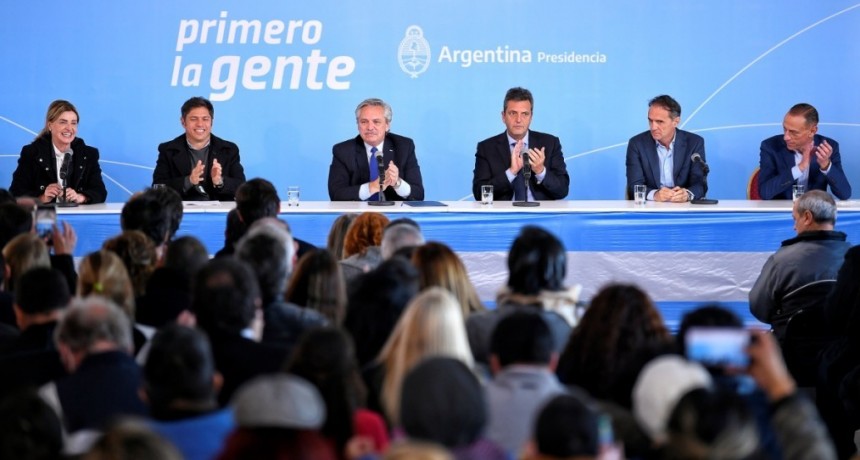 Con presencia de olavarrienses e intendentes de la zona, pusieron en marcha las obras en la Ruta 3