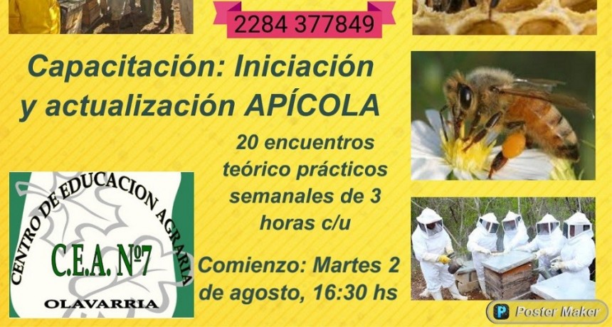 El Centro de Educaci&oacute;n Agraria lanza una capacitaci&oacute;n gratuita