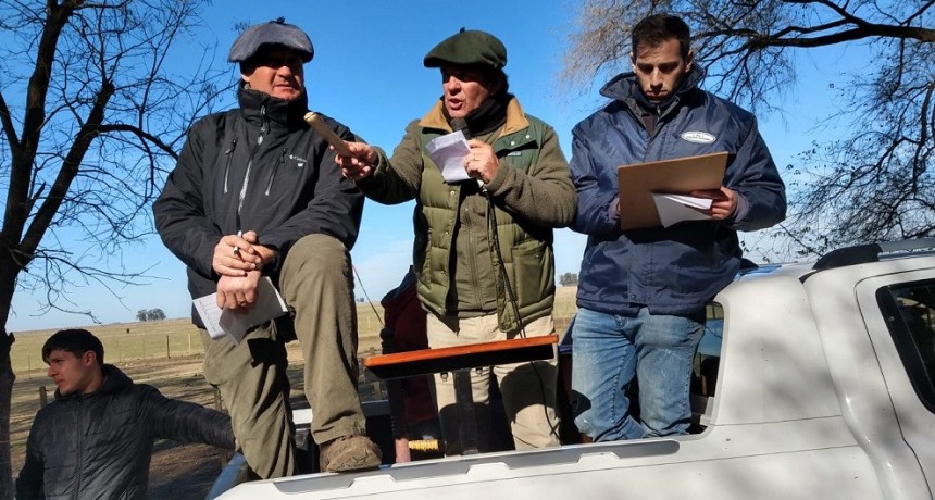Remate Lartirigoyen y Oromi S.A. junto a Guillermo Sorsoli en Recalde