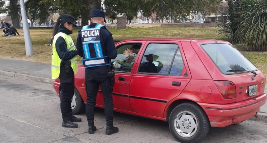 Rodados y licencias retenidas en controles viales durante el fin de semana