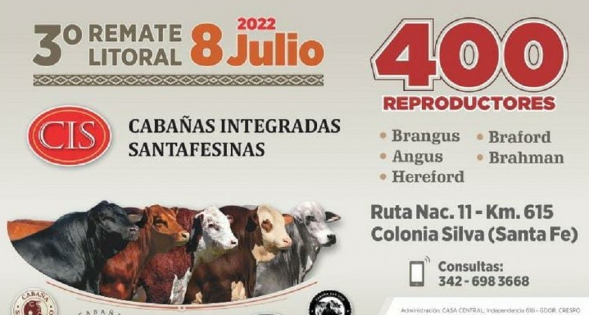 Este viernes se realiza el remate de Caba&ntilde;a Don Benjam&iacute;n