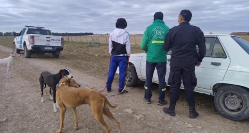 Atraparon a &lsquo;galgueros&rsquo; con intenciones de cazar