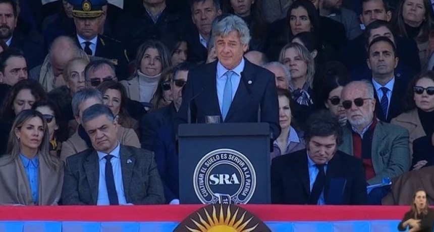 Pino, solidario con el gobierno de Milei, pero le reclam&oacute; por las retenciones
