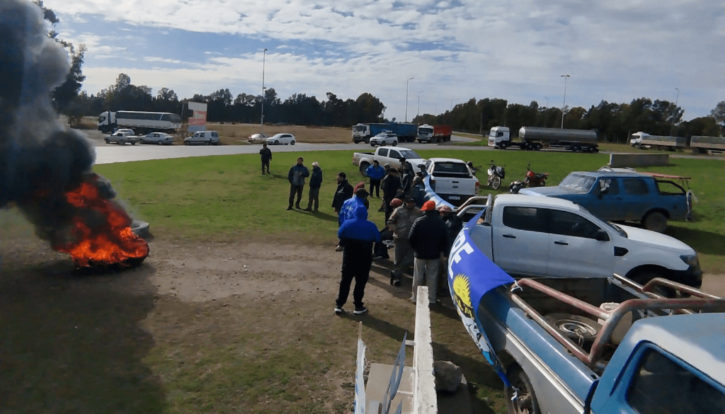 La UATRE profundiza su reclamo, con protestas en las rutas