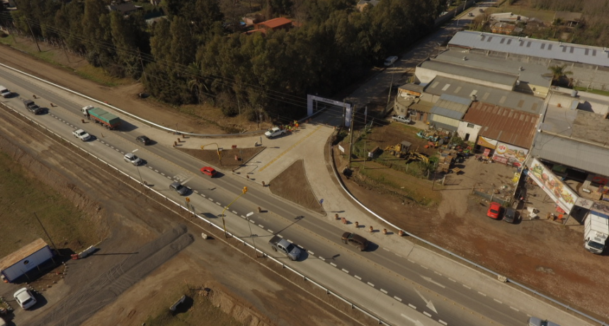 Finalizaron las obras de acceso a Ca&ntilde;uelas por la 205