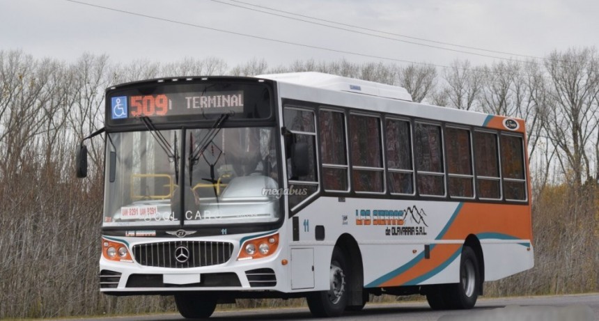 Paro de transporte en Olavarr&iacute;a