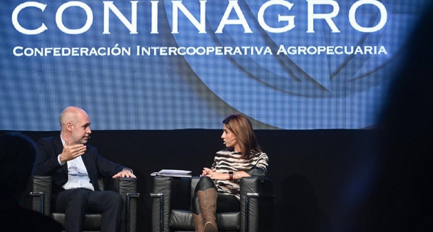 Horacio Rodr&iacute;guez Larreta resalt&oacute; el valor del campo, el sector privado y las econom&iacute;as regionales en Coninagro