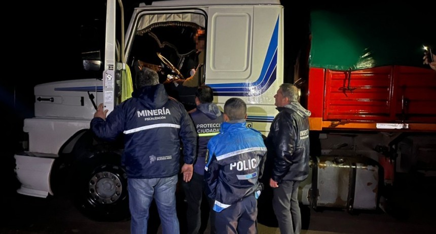 Se realiz&oacute; un importante operativo de control de cargas en el camino a Crotto