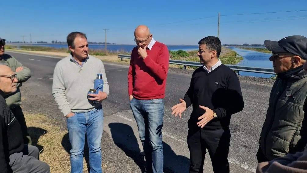 Bolívar: la Rural efectuó aclaraciones respecto a la recorrida por zonas anegadas