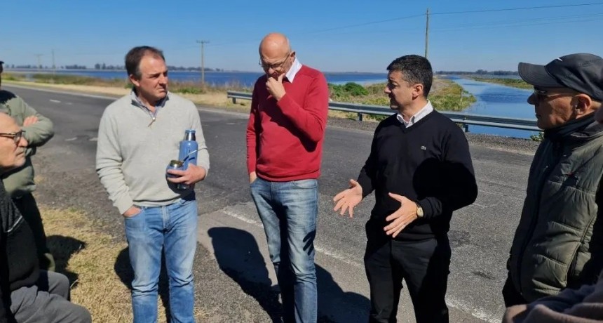 Bol&iacute;var: la Rural efectu&oacute; aclaraciones respecto a la recorrida por zonas anegadas