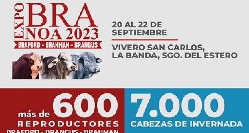 Se viene una nueva edici&oacute;n de la expo que re&uacute;ne a las razas Brahman, Brangus y Braford