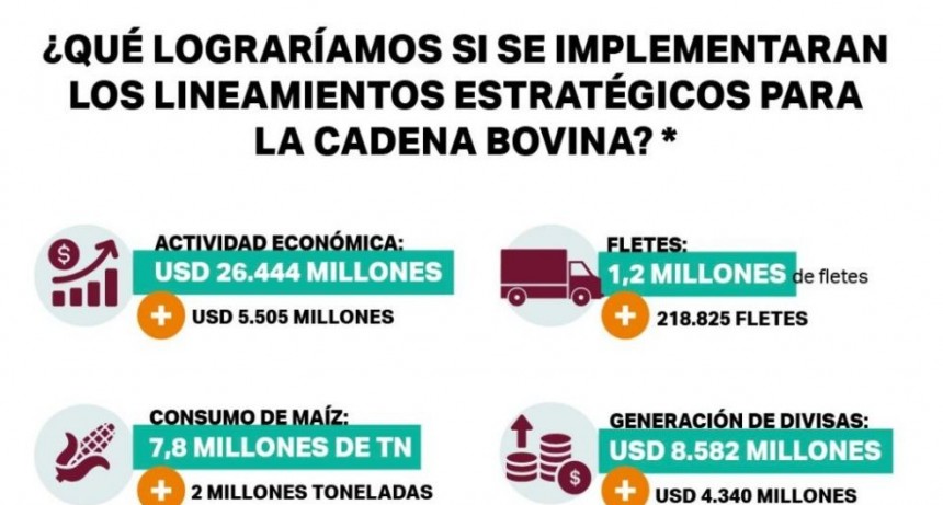 La cadena bovina podr&iacute;a generar 114.000 nuevos puestos de trabajo