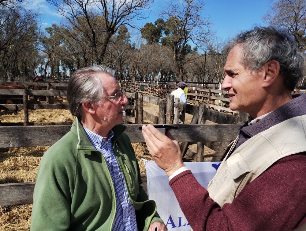 El Presidente de la Asociación Hereford Argentina presente en el remate de 