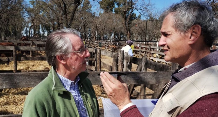 El Presidente de la Asociaci&oacute;n Hereford Argentina presente en el remate de "Los Angeles"