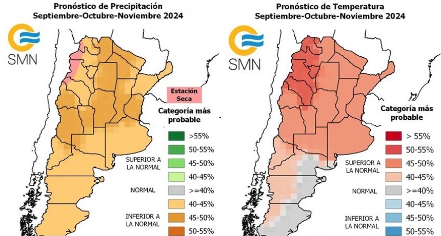 Primavera: seg&uacute;n el SMN, en general, ser&aacute; m&aacute;s c&aacute;lida y con menos precipitaciones a lo habitual
