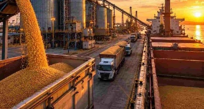 Exportaciones agro: r&eacute;cord hist&oacute;rico con 80,7 Mt hasta agosto