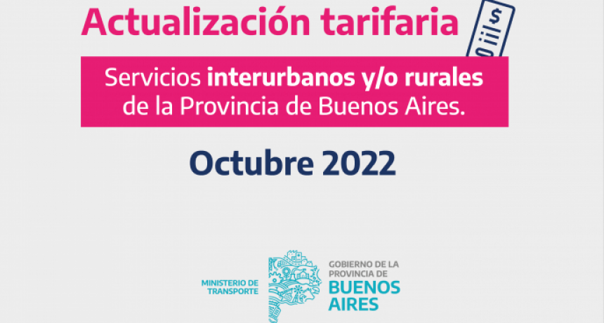 Actualizaci&oacute;n tarifaria: la provincia de Buenos Aires realiza una consulta ciudadana