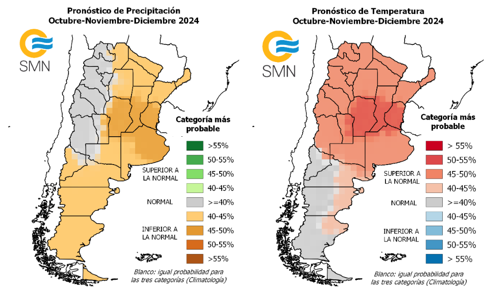 El SMN presentó su pronóstico trimestral de temperaturas y lluvias: qué le espera a provincia de Buenos Aires