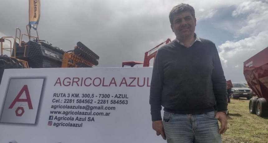 En la Fiesta del Chacarero, Agr&iacute;cola Azul SA se present&oacute; con maquinaria