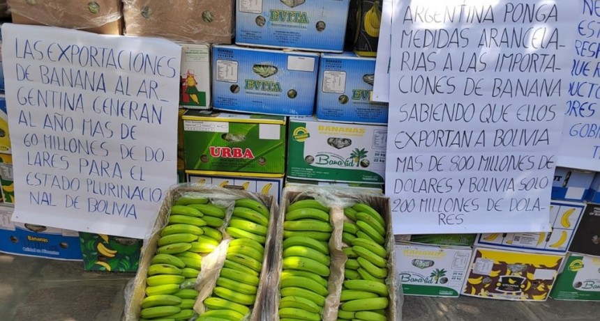 La Argentina empez&oacute; a pagar deudas a importadores y los bolivianos liberaron sus bananas