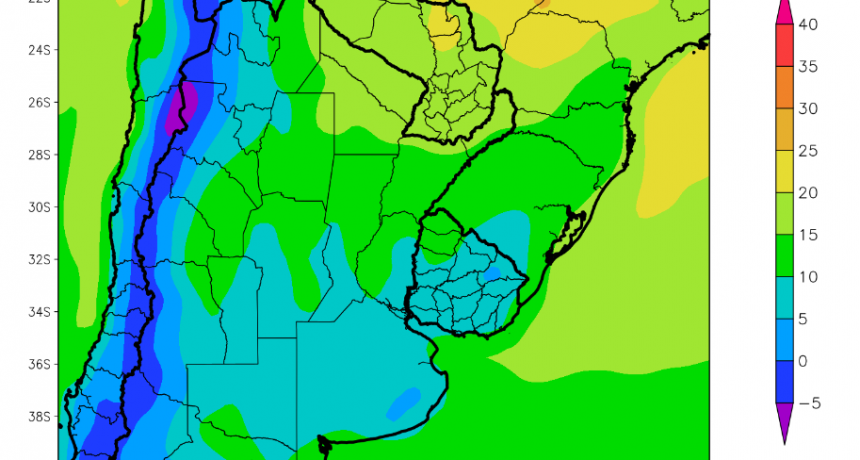 Tras las lluvias se viene un inusual descenso t&eacute;rmico