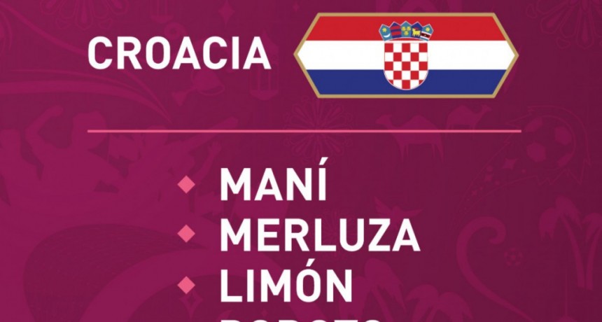 Copa Mundial de F&uacute;tbol: La Argentina le exporta a Croacia granos, frutas y pescado