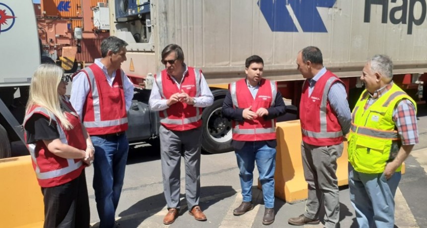 Parti&oacute; la primera exportaci&oacute;n de productos porcinos a Singapur desde el puerto de Buenos Aires