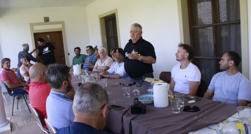Bomberos se reunieron con productores autoconvocados