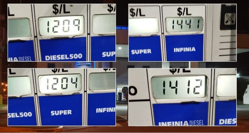 Los combutibles aumentaron este domingo 1